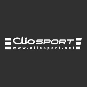 ClioSport Logo Sticker (WHITE)