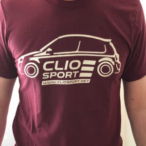 Clio Car T-Shirt - White Logo